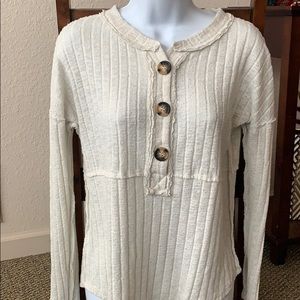 Maurices long sleeve half button down